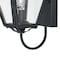 Vaxcel Nottingham 1 Light Black Empire Outdoor Wall Lantern Clear Glass T0078 - alternate 7
